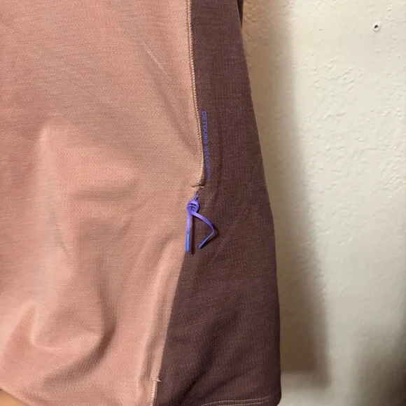 Lululemon Cap Sleeve Hiking Tank Top Pink Clay / Dark Oxide size 12 - Picture 6 of 8